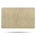 thumbnail image 1 of 20x32 Inch Ultra Soft Faux Bath Mat Non Slip Absorbent Microfiber Bathroom Rug, Wood Print, 1 of 5