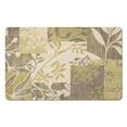 thumbnail image 1 of 20x32 in Green Bath Mat - High Absorbency, Non-Slip - Thick Shag Carpet with Cute Plant Design - Machine Washable Rug for Bathroom Beauty, 1 of 5