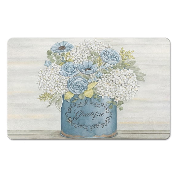 20x32 in Sunflower Decor Rug & Farmhouse Shower Curtain - Floral Inspirational Design Bathroom Set. Transform Your Bathroom into a Sunny Retreat!