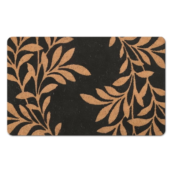 20x32 inch Green Bath Rug – Non-Slip, Highly Water-Absorbent Leaf Design for Your Bathroom's Safety and Style