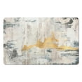 thumbnail image 1 of 20x32 inch Modern Abstract Gray Area Rug: Soft, Non-Slip, Washable Indoor Throw Carpet - Upgrade Your Bathroom, Living Room, Bedroom, Nursery or Dining Room Decor, 1 of 5