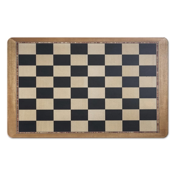 20x32in Checkered Rug Runner | Long Bathroom Mat | Soft, Absorbent Microfiber, Non-Slip | Large Bath Mat for Bathroom Bathtub Hallway