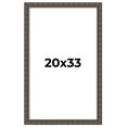 thumbnail image 1 of 20x33 Frame Black Bamboo Solid Wood Picture Frame Width 1.5 Inches | Interior Frame Depth 0.5, 1 of 8