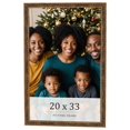 thumbnail image 1 of 20x33 Frame Gold Kingsley Distressed Solid Wood Picture Frame Width 0.75 Inches | Interior Frame, 1 of 8