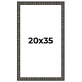 thumbnail image 1 of 20x35 Frame Black-Brown Medieval Solid Wood Picture Frame | 1.5 Inch Moulding Width | Gotham, 1 of 8