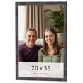 thumbnail image 1 of 20x35 Frame Brown Bamboo with Dark Coffee/Walnut Finish | Solid Wood Picture Frame Width 0.75, 1 of 8