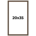 thumbnail image 1 of 20x35 Frame Golden Caramel Solid Wood Bronze Picture Frame | 1.25 Inch Moulding Width | 0.5 Inch, 1 of 8