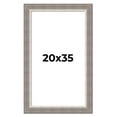 thumbnail image 1 of 20x35 Frame Grey Real Wood Picture Frame Width 2.75 Inches | Interior Frame Depth 0.5 Inches |, 1 of 8