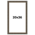 thumbnail image 1 of 20x36 Frame Black Real Wood Picture Frame Width 2 inches | Interior Frame Depth 0.5 inches | Fitz, 1 of 8