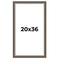 thumbnail image 1 of 20x36 Frame Brown Solid Wood Picture Frame | 1.75 Inch Moulding Width | Austin Frame Complete with, 1 of 8