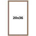 thumbnail image 1 of 20x36 Frame Gold Real Wood Picture Frame Width 1.25 inches | Interior Frame Depth 0.5 inches |, 1 of 8