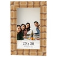 thumbnail image 1 of 20x38 Frame Beige Real Wood Picture Frame Width 3 inches | Interior Frame Depth 0.5 inches |, 1 of 8