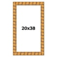 thumbnail image 1 of 20x38 Frame Beige Real Wood Picture Frame Width 3 inches | Interior Frame Depth 0.5 inches |, 1 of 8