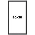 thumbnail image 1 of 20x38 Frame Black Real Wood Picture Frame Width 1.25 Inches | Interior Frame Depth 0.5 Inches |, 1 of 8