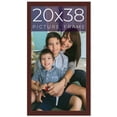 thumbnail image 1 of 20x38 Frame Brown Solid Wood Picture Frame Width 0.75 Inches | Interior Frame Depth 0.5 Inches |, 1 of 8