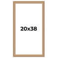 thumbnail image 1 of 20x38 Frame Charleston Honey Brown Solid Wood Picture Frame Width 1.75 Inches | Interior Depth 0.5, 1 of 8