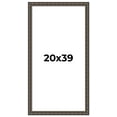 thumbnail image 1 of 20x39 Frame Black Bamboo Solid Wood Picture Frame Width 1.5 Inches | Interior Frame Depth 0.5, 1 of 8