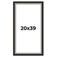 thumbnail image 1 of 20x39 Frame Black Real Wood Picture Frame Width 2.25 Inches | Interior Frame Depth 0.5 Inches |, 1 of 8