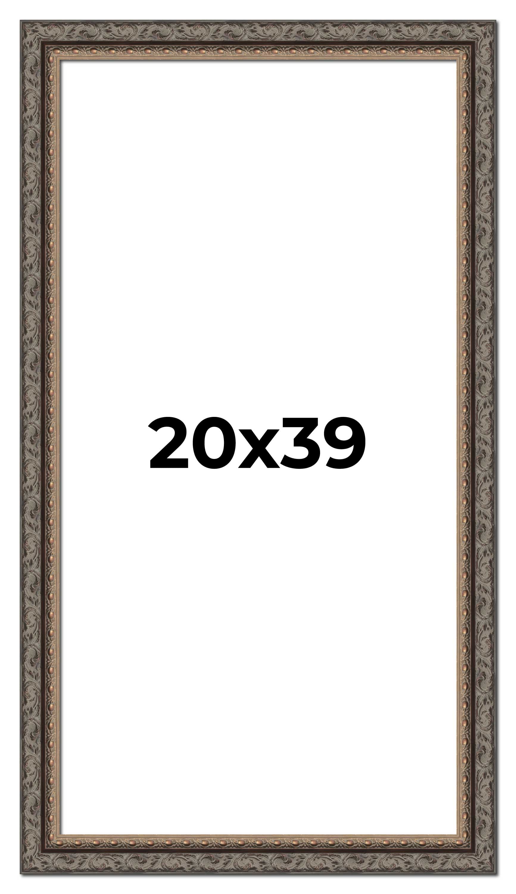 20x39 Frame Black Real Wood Picture Frame Width 2 inches | Interior ...