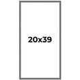 thumbnail image 1 of 20x39 Frame Blue Kingsley Pewter Solid Wood Picture Frame Width 0.75 Inches |Interior Depth 0.5, 1 of 8