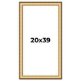 thumbnail image 1 of 20x39 Frame Gold Plein Aire Solid Wood Picture Frame Width 2 Inches | Interior Frame Depth 0.5, 1 of 8