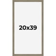 thumbnail image 1 of 20x39 Frame Gray Barnwood Rustic Solid Wood Picture Frame | 1.5 Inch Moulding Width | Includes UV, 1 of 8