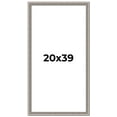 thumbnail image 1 of 20x39 Frame Grey Real Wood Picture Frame Width 1.25 inches | Interior Frame Depth 0.5 inches | Hans, 1 of 8