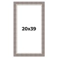 thumbnail image 1 of 20x39 Frame Grey Real Wood Picture Frame Width 2.75 Inches | Interior Frame Depth 0.5 Inches |, 1 of 8