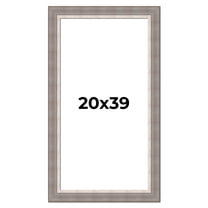 20x39 Frame Grey Real Wood Picture Frame Width 2.75 Inches | Interior Frame Depth 0.5 Inches |
