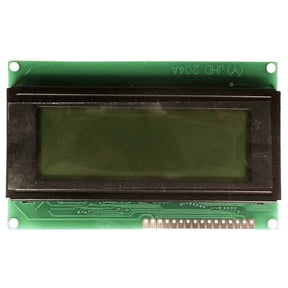 20x4 Dot Matrix LCD Module with Driver & Controller, Measures 98x60x9.5mm