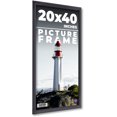 thumbnail image 1 of 20x40 Frame Black Passaggi Solid Wood Picture Frame Width 1.5 Inches | Interior Depth 0.5 Inches |, 1 of 8