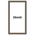 thumbnail image 1 of 20x40 Frame Black Real Wood Picture Frame Width 2 inches | Interior Frame Depth 0.5 inches | Fitz, 1 of 8