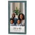 thumbnail image 1 of 20x40 Frame Blue Rustic Barnwood Solid Wood Picture Frame Width 1.25 Inches | Interior Depth 0.5, 1 of 8