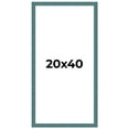thumbnail image 1 of 20x40 Frame Blue Rustic Barnwood Solid Wood Picture Frame Width 1.25 Inches | Interior Depth 0.5, 1 of 8
