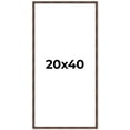 thumbnail image 1 of 20x40 Frame Brown Bamboo with Dark Coffee/Walnut Finish | Solid Wood Picture Frame Width 0.75, 1 of 8