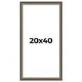 thumbnail image 1 of 20x40 Frame Brown Solid Wood Picture Frame | 1.75 Inch Moulding Width | Austin Frame Complete with, 1 of 8