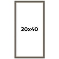 thumbnail image 1 of 20x40 Frame Silver Real Wood Picture Frame Width 1.25 Inches | Interior Frame Depth 0.5 Inches |, 1 of 8