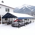 thumbnail image 1 of Heavy-Duty 20x40 ft Carport Garage, All-Weather Protection for RV, Boat, Car & Truck, Portable Shelter with Wind & Rust Resistance, 1 of 8