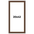 thumbnail image 1 of 20x42 Copper and Brown Real Wood Picture Frame Width 2 inches | Interior Frame Depth 0.5 inches |, 1 of 8