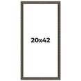 thumbnail image 1 of 20x42 Frame Black Bamboo Solid Wood Picture Frame Width 1.5 Inches | Interior Frame Depth 0.5, 1 of 8