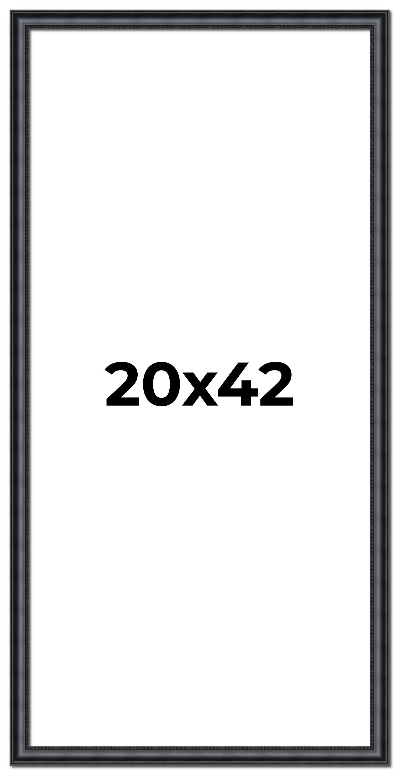 20x42 Frame Black Real Wood Picture Frame Width 1.25 inches | Interior ...