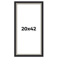 thumbnail image 1 of 20x42 Frame Black Real Wood Picture Frame Width 2.25 Inches | Interior Frame Depth 0.5 Inches |, 1 of 8