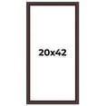 thumbnail image 1 of 20x42 Frame Brown Round Mahogany Solid Wood Picture Frame | 1.625 Inch Moulding Width | with UV, 1 of 8