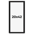 thumbnail image 1 of 20x42 Shadow Box Black Solid Wood Display Picture Frame | 1 Inch Rabbet Depth | | 1.375 Inch, 1 of 4