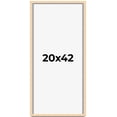 thumbnail image 1 of 20x42 Shadow Box Frame Brown | 0.875 Inches Deep Real Wood Contemporary Shadowbox Display Frame |, 1 of 5