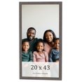 thumbnail image 1 of 20x43 Frame Blue Kingsley Pewter Solid Wood Picture Frame Width 0.75 Inches |Interior Depth 0.5, 1 of 8