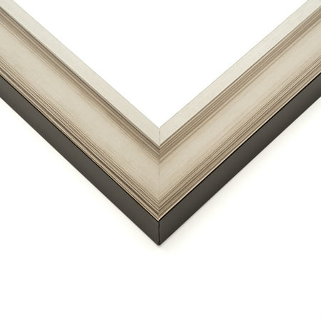 20x43 Frame Grey Solid Wood Picture Frame Width 1.625 Inches | Interior Frame Depth 0.6875 Inches |