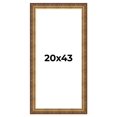thumbnail image 1 of 20x43 Frame Vintage Gold Solid Wood Picture Frame | 2.5 Inch Moulding Width | Ornate Bronze Museo, 1 of 8