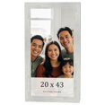 thumbnail image 1 of 20x43 Frame White Real Wood Picture Frame Width 1.5 inches | Interior Frame Depth 0.5 inches | Barn, 1 of 8