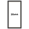 thumbnail image 1 of 20x44 Frame Black Real Wood Picture Frame Width 2.25 Inches | Interior Frame Depth 0.5 Inches |, 1 of 8